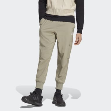 Men Sportswear Green Essentials Small Logo Woven Cargo Ankle-Length Pants