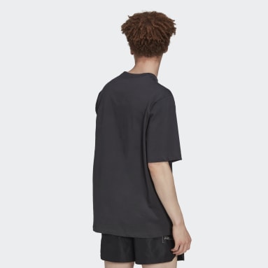 T-shirt oversize Gris Hommes Sportswear