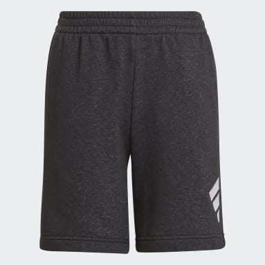 Jungen Sportswear Future Icons 3-Streifen Shorts Schwarz