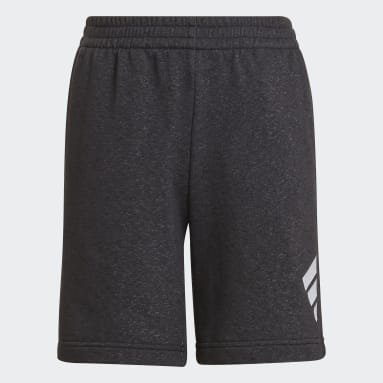 Shorts Future Icons 3 Franjas Negro Niño Sportswear