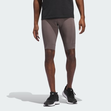 Adidas men's big & tall 4XL Alphaskin 2nd skin compression tights ~Grey~  NWT
