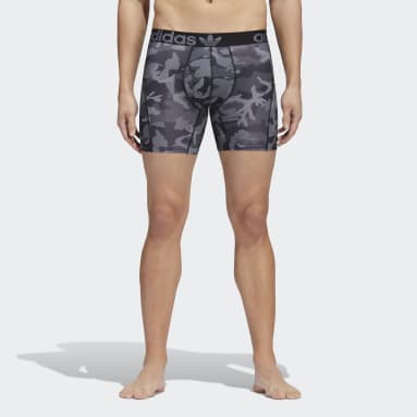 Men's Originals Black Trefoil Boxer Briefs 2 Pairs
