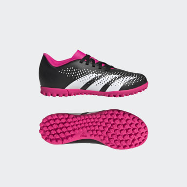 adidas Performance PREDATOR ACCURACY 4 TF UNISEX - Botas de fútbol  multitacos - core black/footwear white/team shock pink/negro 