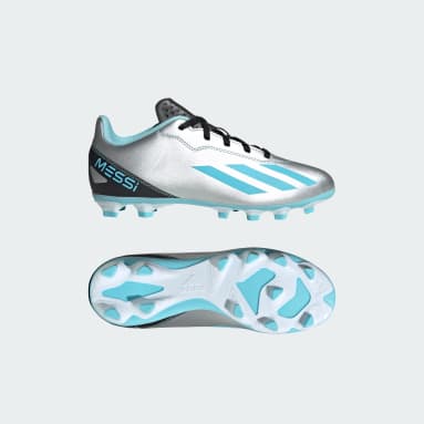 Zapatos X Crazyfast Messi.4 Multiterreno Plateado Niño Fútbol