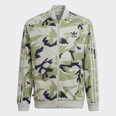 Jaqueta Camo SST Cinza Kids Originals