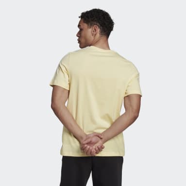 Men Sportswear Yellow Essentials 3-Stripes Tee