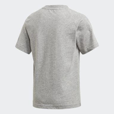Camiseta Adicolor Estampada Gris Niño Originals