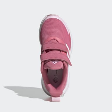 Kinder Sportswear FortaRun Double Strap Schuh Rosa