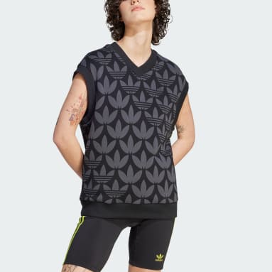 Nữ Originals Áo Gile Monogram Ba Lá Dệt Kim