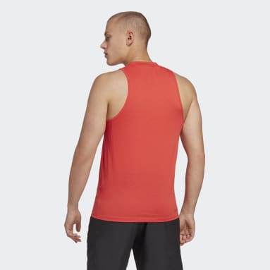 T-shirt d'entraînement sans manches Train Essentials Feelready Rouge Hommes Fitness Et Training