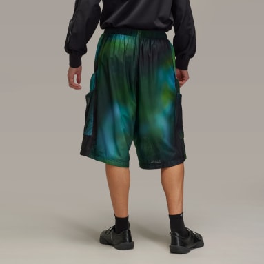 กางเกงขาสั้นผ้าตาข่ายพิมพ์ลายทั้งตัว Y-3