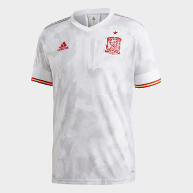 Camisa 2 Espanha Branco Homem Futebol