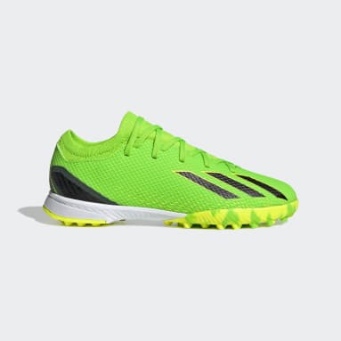 Children 4-8 Years Soccer Green X Speedportal.3 Turf Shoes