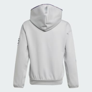 Dziecięca bluza dresowa z kapturem i suwakiem na całej długości Mercedes - AMG Petronas Formula One Team Silver Arrows
