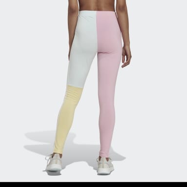 Calzas Essentials Colorblock Cotton 3 Tiras Rosado Mujer Sportswear