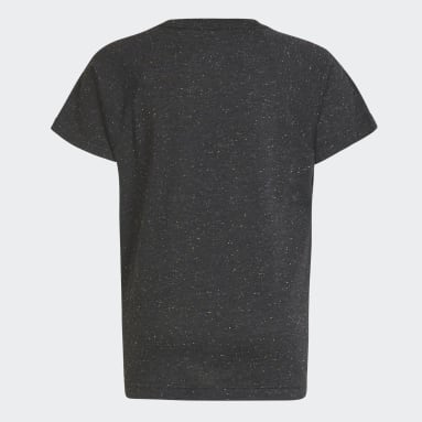 Camiseta Future Icons Cotton Loose Badge of Sport Negro Niña Sportswear
