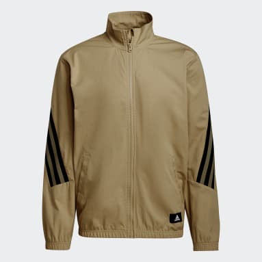 Men Sportswear Beige adidas Sportswear Future Icons Woven Track Jacket