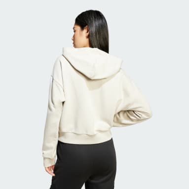 Essentials 3-Stripes French Terry Full-Zip Hettegenser