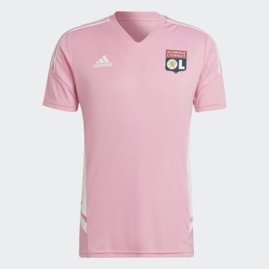 Men Football Pink Olympique Lyonnais Condivo 22 Training Jersey