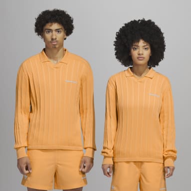 Camiseta manga larga Knit Pharrell Williams (Género neutro) Naranja Hombre Originals