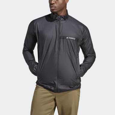 Muži TERREX černá Bunda Terrex Multi Wind