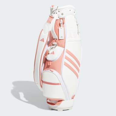 Women Golf White 3-Stripes Polyurethane Golf Bag