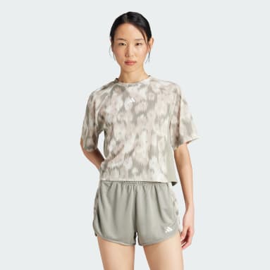 Train Essentials Allover Print Flower Tie-Dye Tee