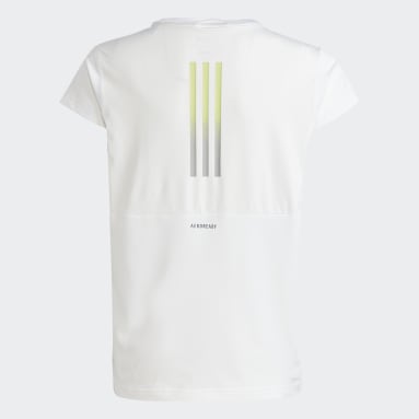 T-shirt AEROREADY 3-Stripes Bianco Ragazza Fitness & Training