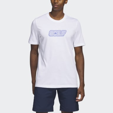 T-shirt de golf blanc Hommes Golf