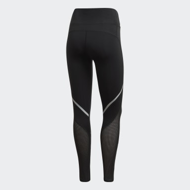 Women Running Black How We Do Glam On 7/8 Tights
