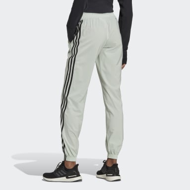 Women Training Green TRAINICONS 3-Stripes Woven Pants