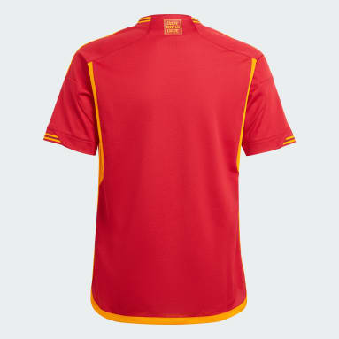 Kinderen Voetbal rood AS Roma 23/24 Thuisshirt Kids