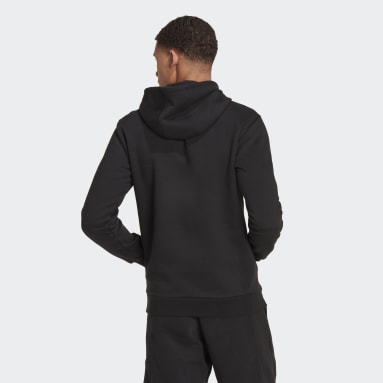 Sweat-shirt à capuche graphique London Noir Hommes Sportswear