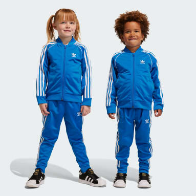 Children Sportswear Blue Adicolor SST Track Suit