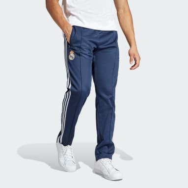 Men Football Blue Real Madrid Beckenbauer Track Pants