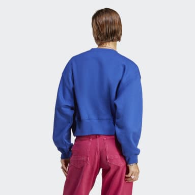 Frauen Originals adicolor Essentials Sweatshirt Blau