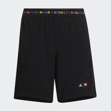Short en toile adidas x LEGO® Play Noir Enfants Sportswear