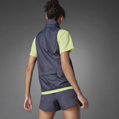 Dames Hardlopen Run Icon 3-Stripes Running Windbodywarmer