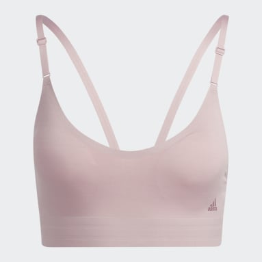 Top Deportivo PureLounge Tiras Delgadas Soporte Ligero Violeta Mujer Training