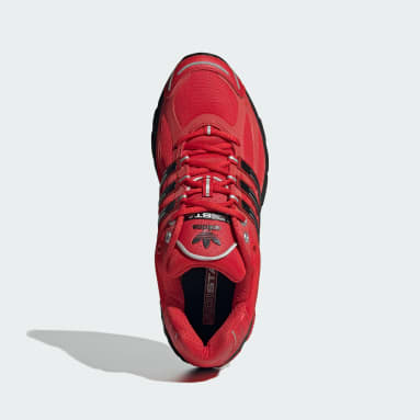 Adidas red high ankle shoes on sale