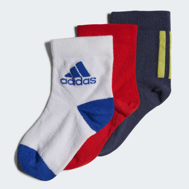 Meias – 3 pares Azul Criança Ginásio E Treino