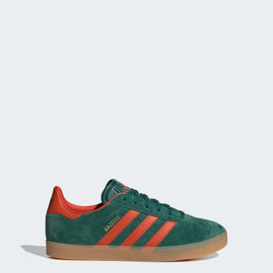 adidas Originals suede sneakers Gazelle green color