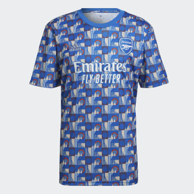 Camiseta Prepartido Arsenal x TFL Azul Hombre Fútbol