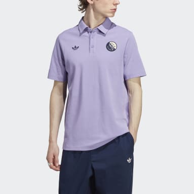 남성 Lifestyle Purple 블로크팝 폴로 셔츠