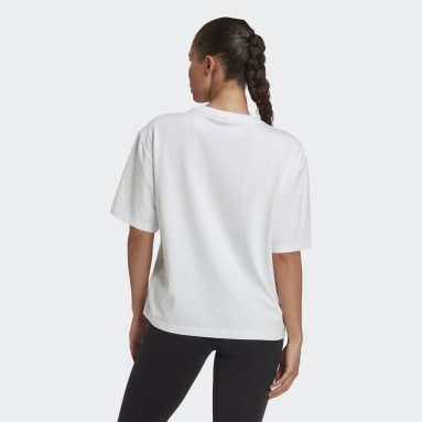 Women Sportswear White Future Icons Badge of Sport Tee