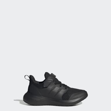 Scarpe FortaRun 2.0 Cloudfoam Elastic Lace Top Strap Nero Bambini Sportswear