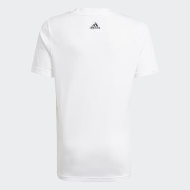 Playera Essentials Blanco Niño Sportswear