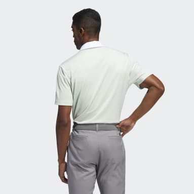 Mænd Golf Grøn Colorblock polotrøje