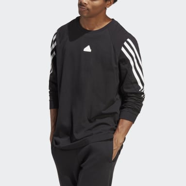 Men Sportswear Black Future Icons 3-Stripes Long Sleeve Tee