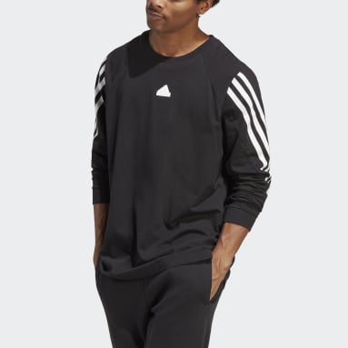 남성 sportswear Black 퓨쳐 아이콘 3S 긴팔 티